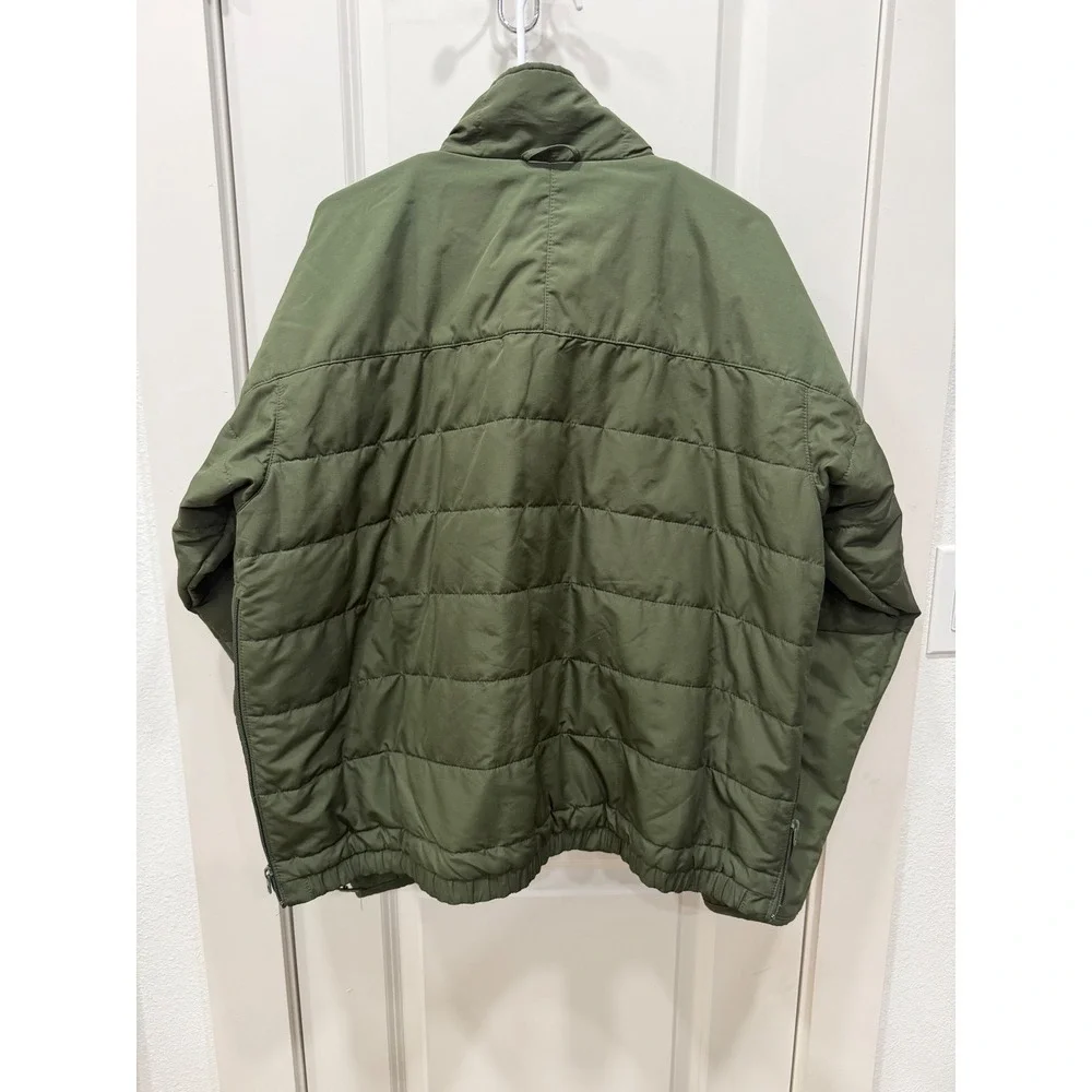 The Force Made For Heroes Mens Green Tactical Puffer Jacket Full Zip Large‎ RG L